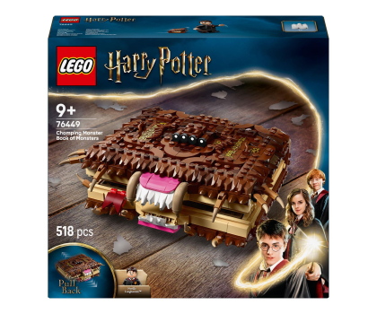 Klocki LEGO® LEGO Harry Potter 76449 Potworna księga potworów z zębami